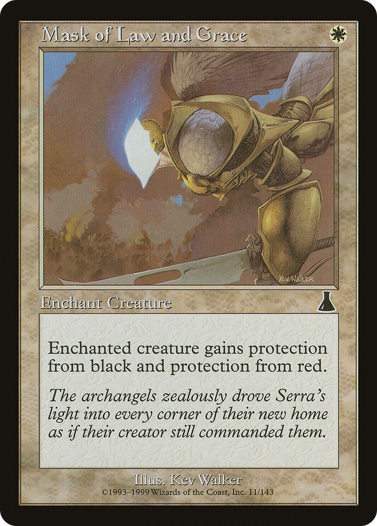 Mask of Law and Grace (UDS-011) - Urza's Destiny - Premium MTG Single from Wizards of the Coast - Just $0.29! Shop now at Game Crave Tournament Store