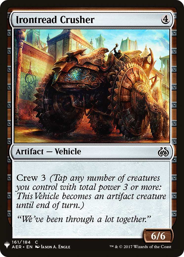 Irontread Crusher (MB1-1598) - Mystery Booster - Premium MTG Single from Wizards of the Coast - Just $0.25! Shop now at Game Crave Tournament Store
