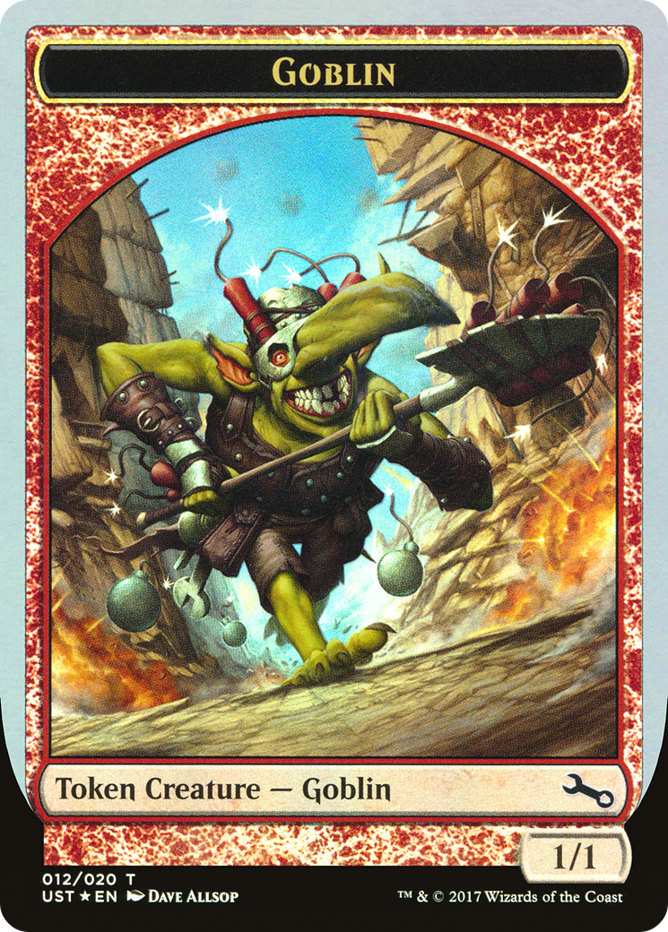 Goblin (TUST-012) - Unstable Tokens Foil - Premium MTG Single from Wizards of the Coast - Just $0.32! Shop now at Game Crave Tournament Store