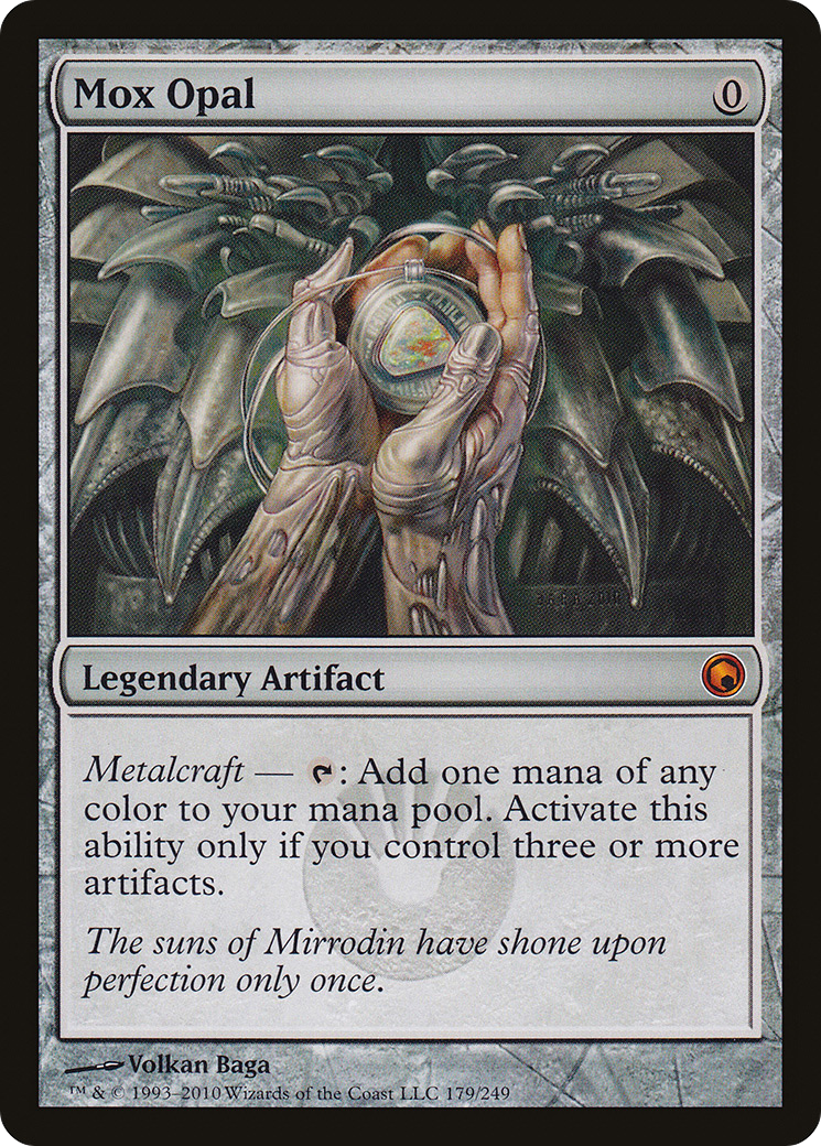 Mox Opal (SOM-179) - Scars of Mirrodin Foil - Premium MTG Single from Wizards of the Coast - Just $221.33! Shop now at Game Crave Tournament Store