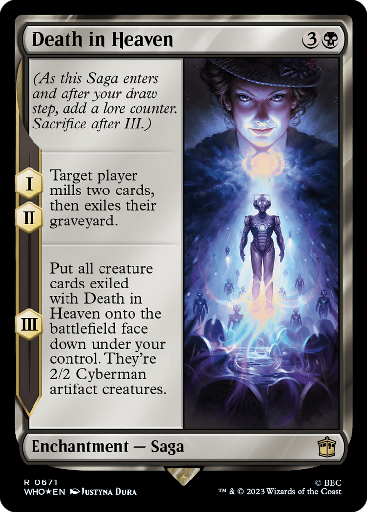 Death in Heaven (WHO-671) - Doctor Who Foil - Premium MTG Single from Wizards of the Coast - Just $1.43! Shop now at Game Crave Tournament Store