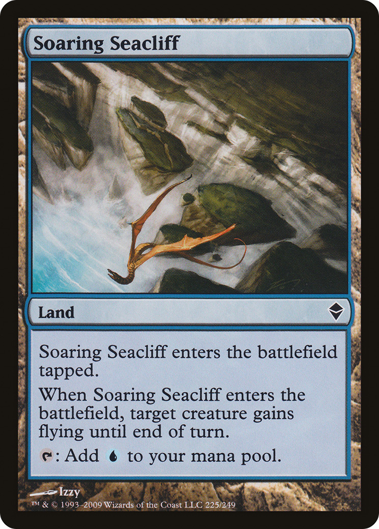 Soaring Seacliff (ZEN-225) - Zendikar Foil - Premium MTG Single from Wizards of the Coast - Just $0.10! Shop now at Game Crave Tournament Store