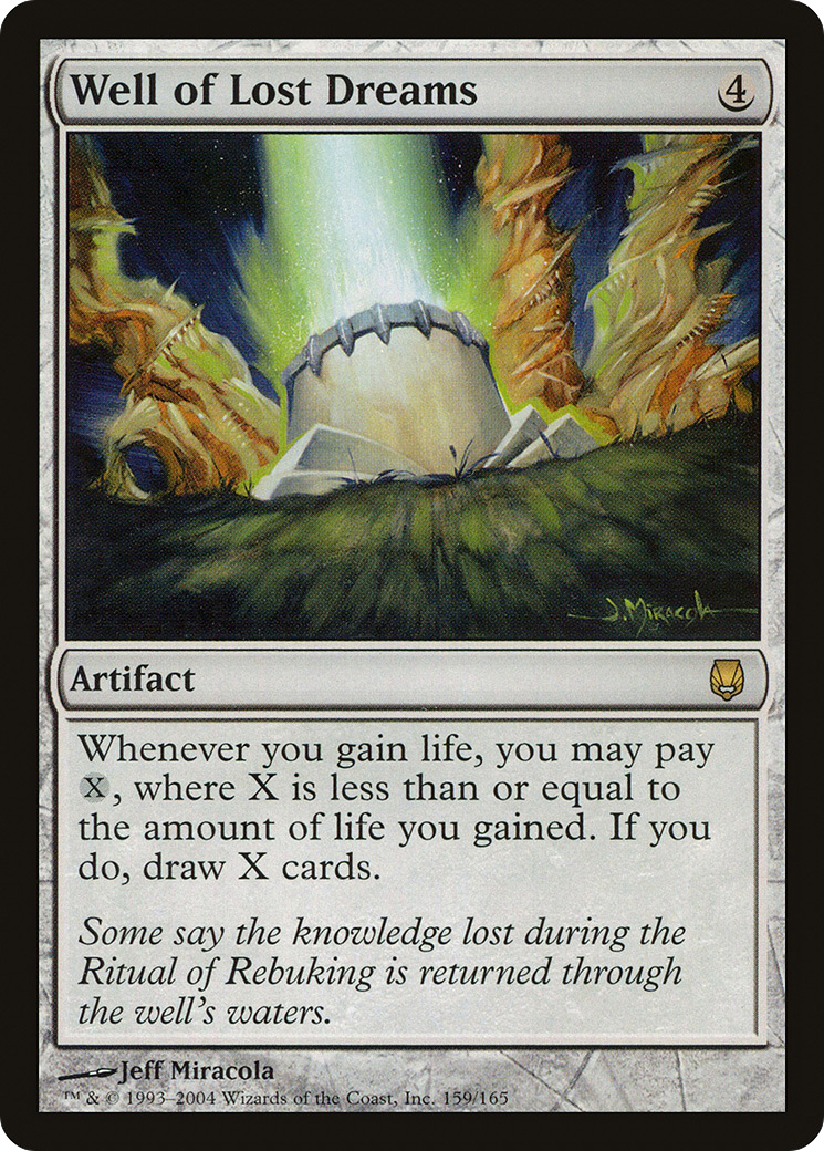 Well of Lost Dreams (DST-159) - Darksteel - Premium MTG Single from Wizards of the Coast - Just $0.23! Shop now at Game Crave Tournament Store