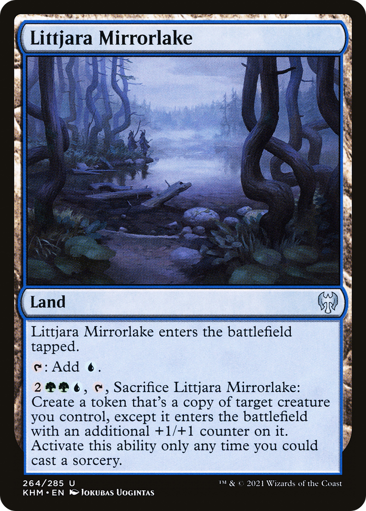 Littjara Mirrorlake (KHM-264) - Kaldheim - Premium MTG Single from Wizards of the Coast - Just $0.08! Shop now at Game Crave Tournament Store