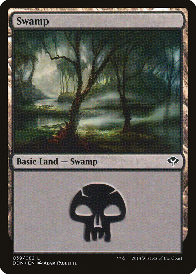 Swamp (DDN-039) - Duel Decks: Speed vs. Cunning - Premium MTG Single from Wizards of the Coast - Just $0.08! Shop now at Game Crave Tournament Store
