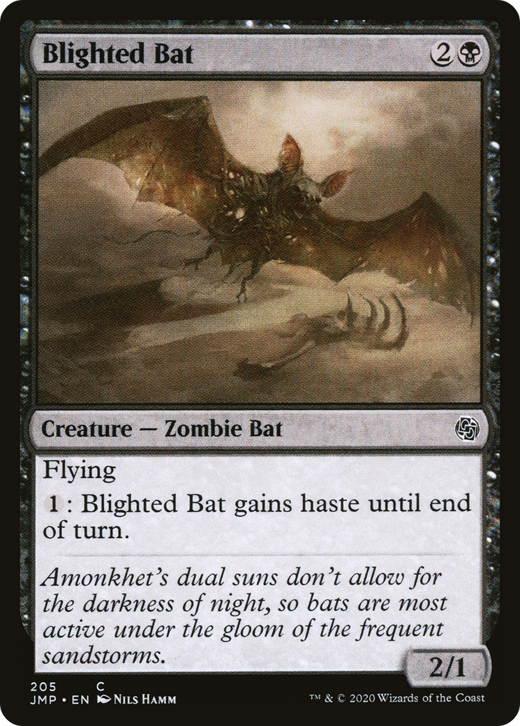 Blighted Bat (JMP-205) - Jumpstart - Premium MTG Single from Wizards of the Coast - Just $0.25! Shop now at Game Crave Tournament Store