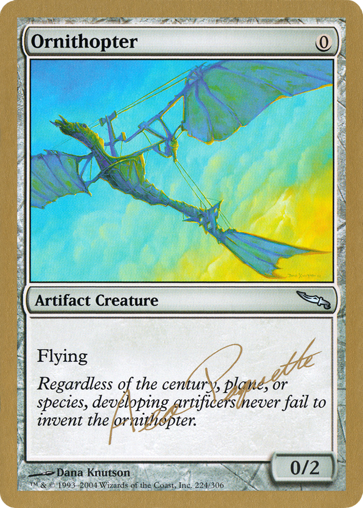 Ornithopter (WC04-AP224) - World Championship Decks 2004 - Premium MTG Single from Wizards of the Coast - Just $1.54! Shop now at Game Crave Tournament Store