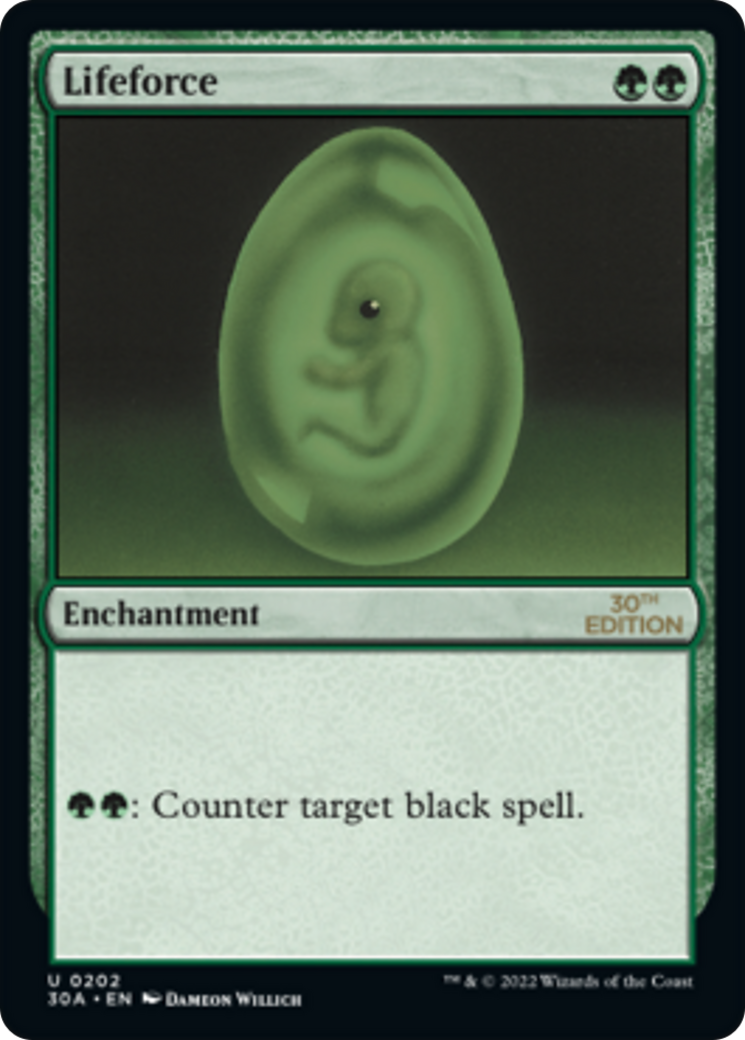Lifeforce (30A-202) - 30th Anniversary Edition - Premium MTG Single from Wizards of the Coast - Just $1.90! Shop now at Game Crave Tournament Store