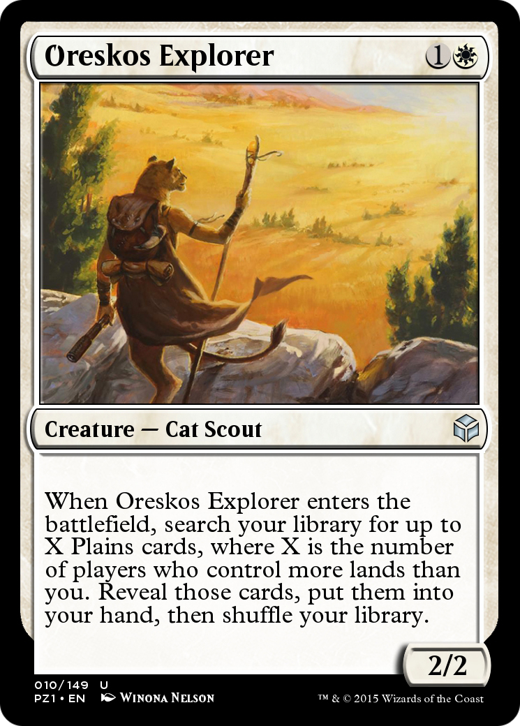 Oreskos Explorer (PZ1-010) - Legendary Cube Prize Pack Foil - Premium MTG Single from Wizards of the Coast - Just $0! Shop now at Game Crave Tournament Store