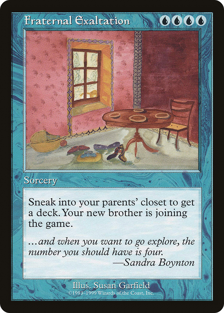 Fraternal Exaltation (PCEL-005) - Celebration Cards - Premium MTG Single from Wizards of the Coast - Just $0! Shop now at Game Crave Tournament Store