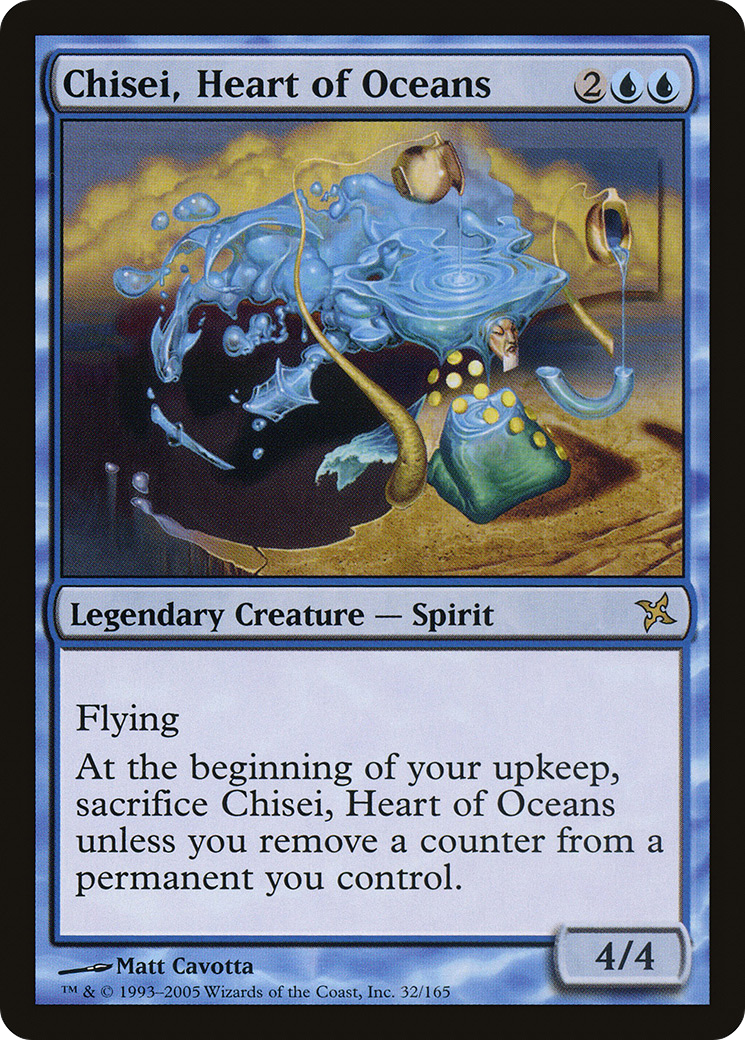 Chisei, Heart of Oceans (BOK-032) - Betrayers of Kamigawa - Premium MTG Single from Wizards of the Coast - Just $0.56! Shop now at Game Crave Tournament Store