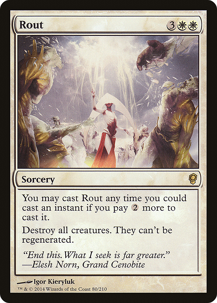 Rout (CNS-080) - Conspiracy - Premium MTG Single from Wizards of the Coast - Just $0.10! Shop now at Game Crave Tournament Store
