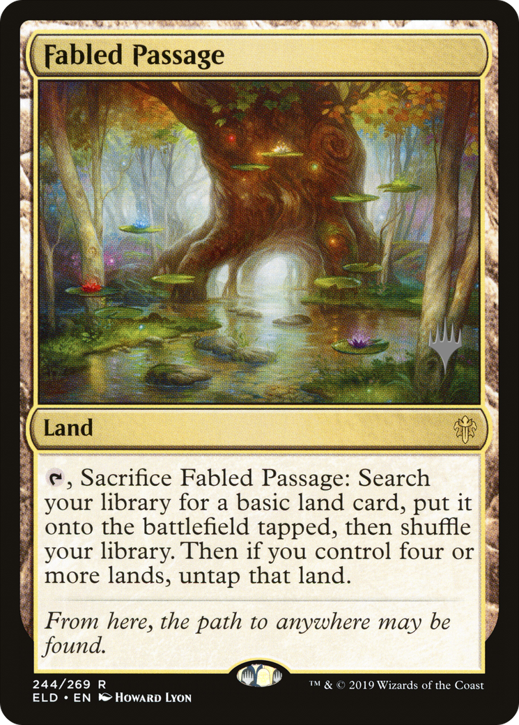 Fabled Passage (PELD-244P) - Throne of Eldraine Promos - Premium MTG Single from Wizards of the Coast - Just $1.24! Shop now at Game Crave Tournament Store