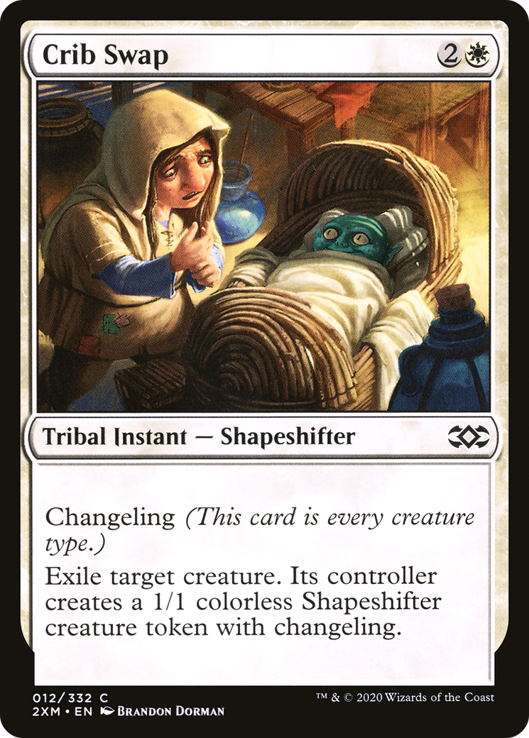 Crib Swap (2XM-012) - Double Masters Foil - Premium MTG Single from Wizards of the Coast - Just $0.08! Shop now at Game Crave Tournament Store