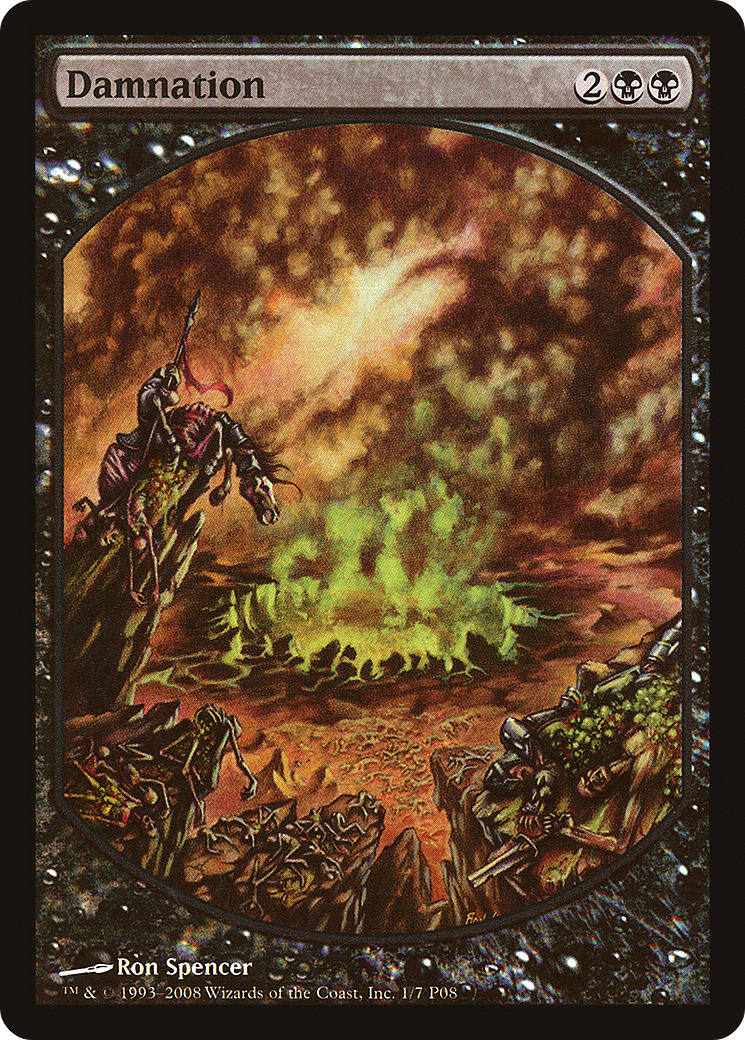 Damnation (P08-001) - Magic Player Rewards 2008 Foil - Premium MTG Single from Wizards of the Coast - Just $9.57! Shop now at Game Crave Tournament Store