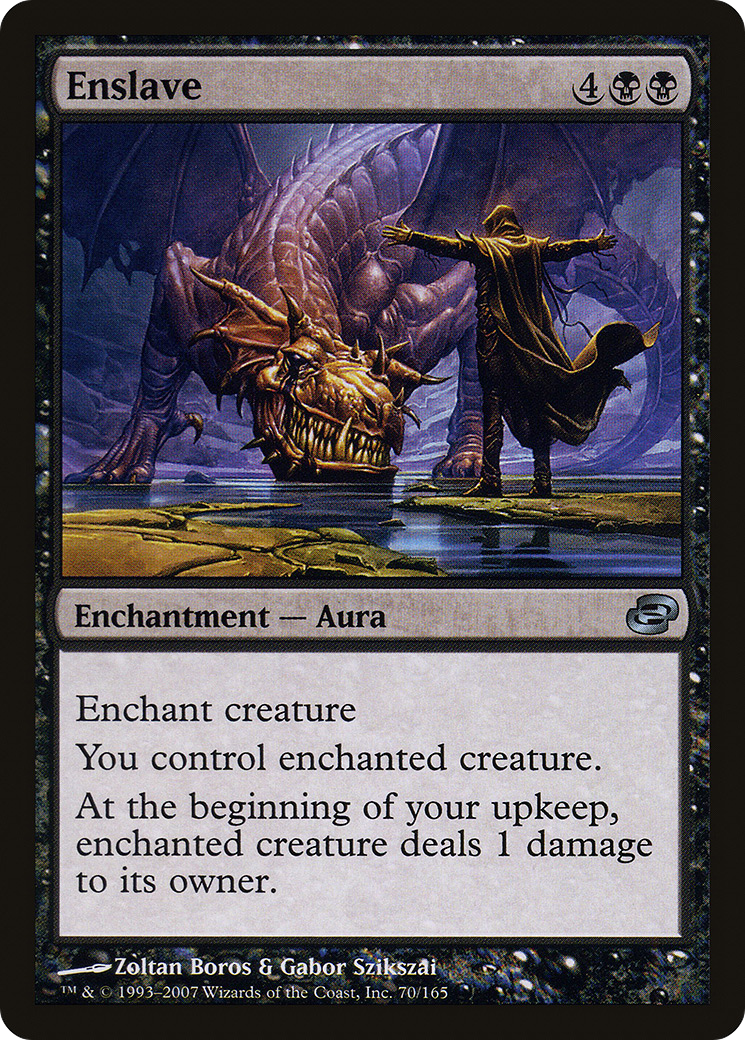 Enslave (PLC-070) - Planar Chaos Foil - Premium MTG Single from Wizards of the Coast - Just $0.60! Shop now at Game Crave Tournament Store