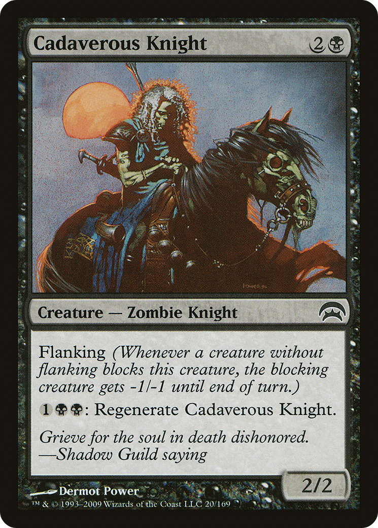 Cadaverous Knight (HOP-020) - Planechase - Premium MTG Single from Wizards of the Coast - Just $0.25! Shop now at Game Crave Tournament Store