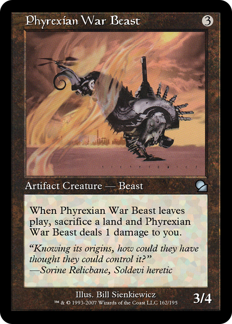 Phyrexian War Beast (ME1-162) - Masters Edition - Premium MTG Single from Wizards of the Coast - Just $0! Shop now at Game Crave Tournament Store