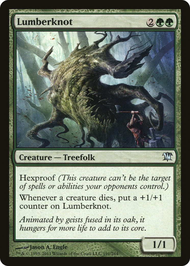 Lumberknot (ISD-191) - Innistrad Foil - Premium MTG Single from Wizards of the Coast - Just $0.16! Shop now at Game Crave Tournament Store