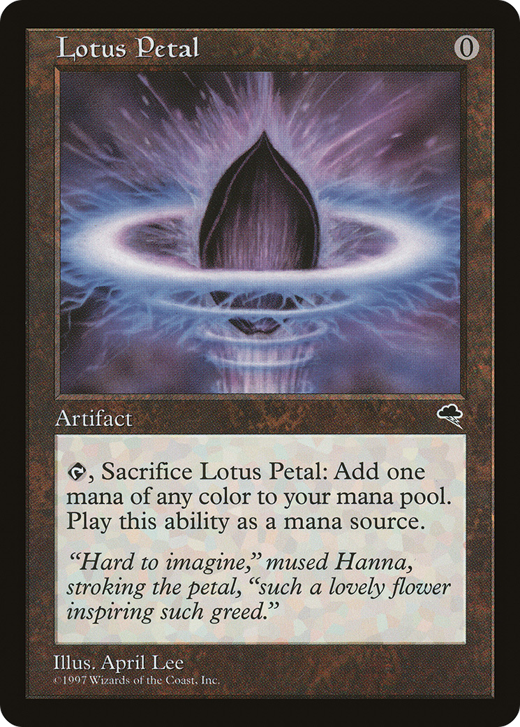 Lotus Petal (TMP-294) - Tempest - Premium MTG Single from Wizards of the Coast - Just $5.38! Shop now at Game Crave Tournament Store