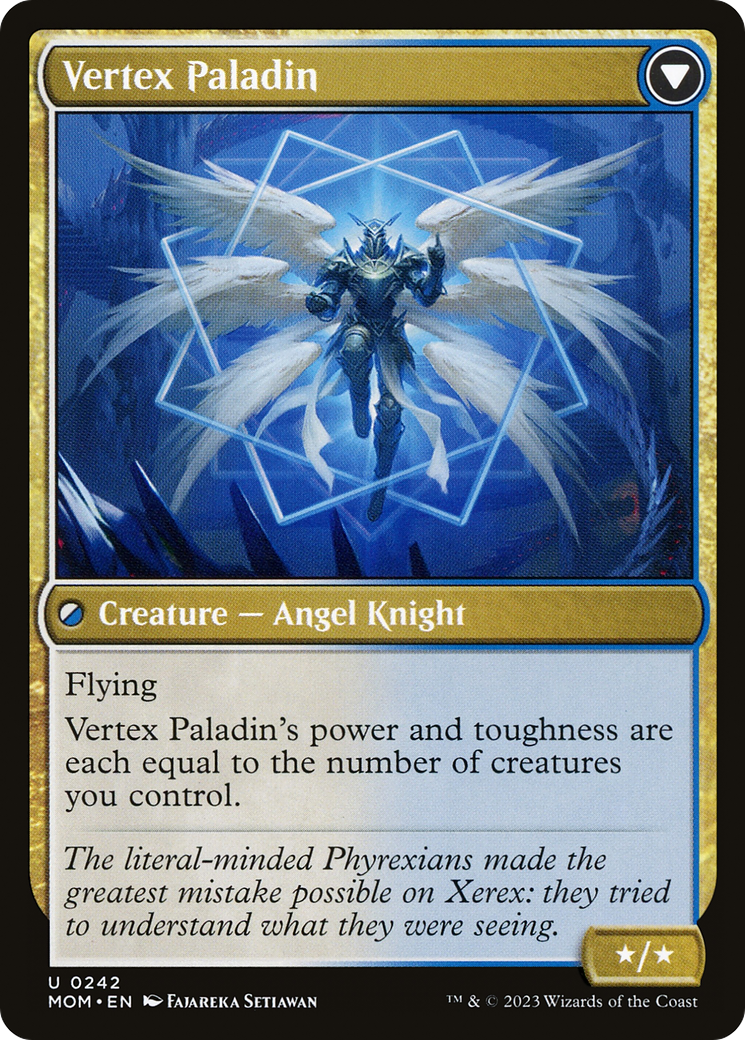 Invasion of Xerex // Vertex Paladin (MOM-242) - March of the Machine - Premium MTG Single from Wizards of the Coast - Just $0.08! Shop now at Game Crave Tournament Store