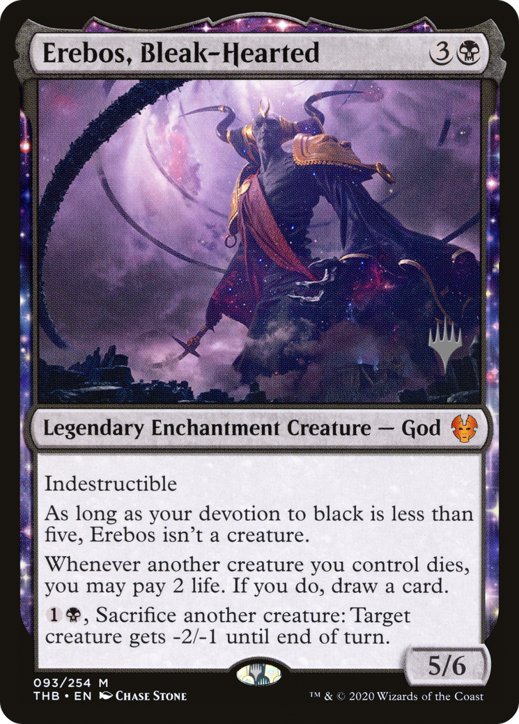 Erebos, Bleak-Hearted (PTHB-93P) - Theros Beyond Death Promos: (nyxtouched) - Premium MTG Single from Wizards of the Coast - Just $1.64! Shop now at Game Crave Tournament Store