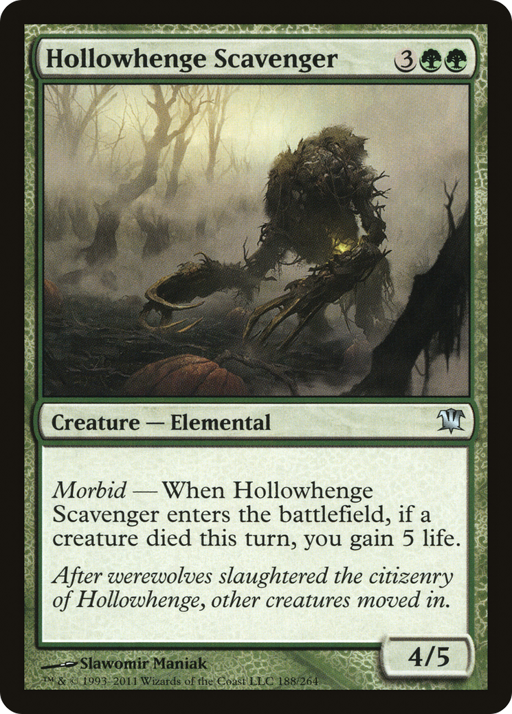 Hollowhenge Scavenger (ISD-188) - Innistrad Foil - Premium MTG Single from Wizards of the Coast - Just $0.25! Shop now at Game Crave Tournament Store