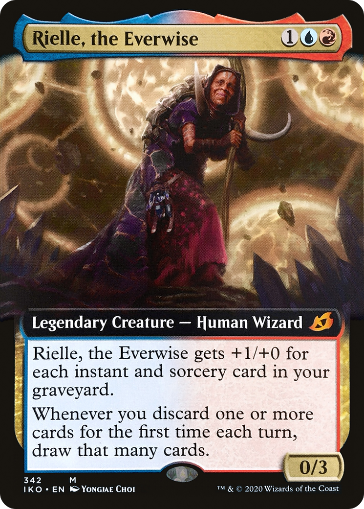Rielle, the Everwise (IKO-342) - Ikoria: Lair of Behemoths: (Extended Art) - Premium MTG Single from Wizards of the Coast - Just $1.26! Shop now at Game Crave Tournament Store