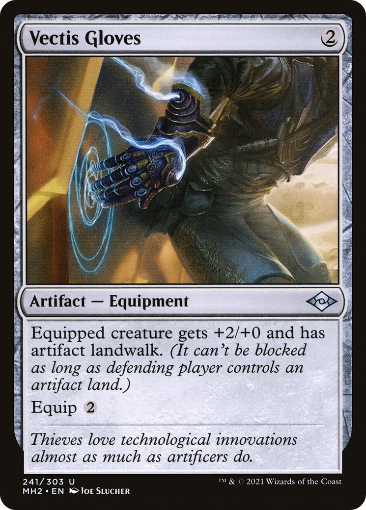 Vectis Gloves (MH2-241) - Modern Horizons 2 Foil - Premium MTG Single from Wizards of the Coast - Just $0.08! Shop now at Game Crave Tournament Store