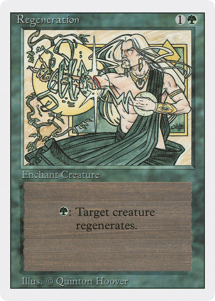 Regeneration (3ED-213) - Revised Edition - Premium MTG Single from Wizards of the Coast - Just $0.08! Shop now at Game Crave Tournament Store