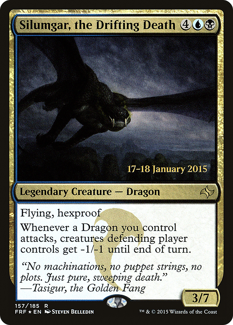 Silumgar, the Drifting Death (PFRF-157S) - Fate Reforged Promos Foil - Premium MTG Single from Wizards of the Coast - Just $6.61! Shop now at Game Crave Tournament Store