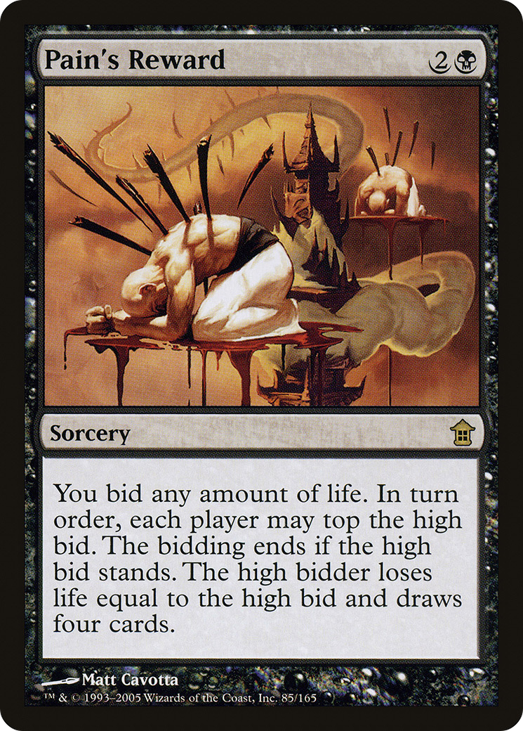 Pain's Reward (SOK-085) - Saviors of Kamigawa Foil - Premium MTG Single from Wizards of the Coast - Just $6.28! Shop now at Game Crave Tournament Store