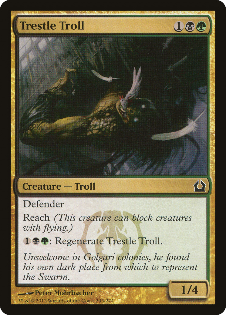 Trestle Troll (RTR-205) - Return to Ravnica Foil - Premium MTG Single from Wizards of the Coast - Just $0.10! Shop now at Game Crave Tournament Store