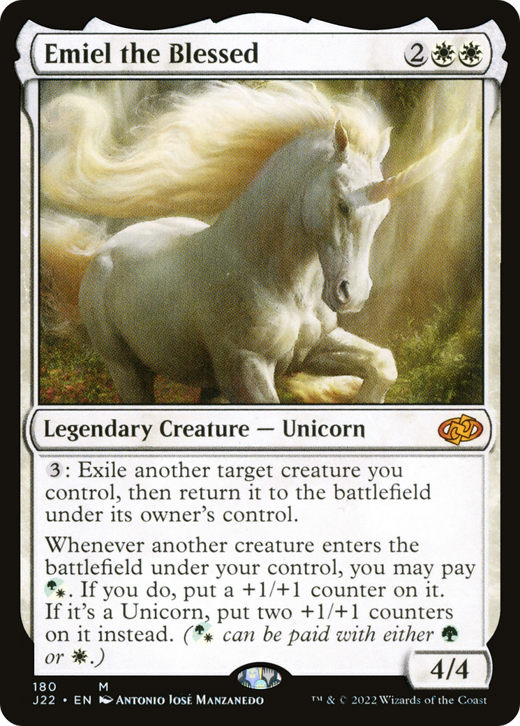Emiel the Blessed (J22-180) - Jumpstart 2022 - Premium MTG Single from Wizards of the Coast - Just $3.94! Shop now at Game Crave Tournament Store