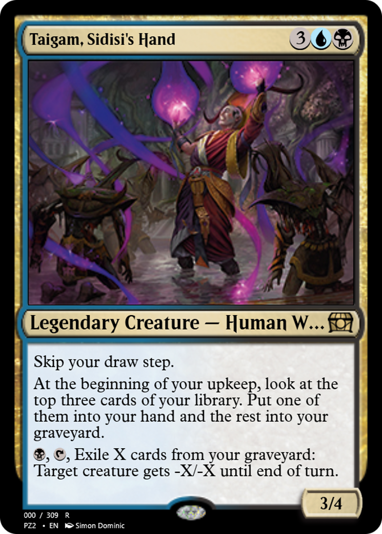 Taigam, Sidisi's Hand (PZ2-65715) - Treasure Chest Foil - Premium MTG Single from Wizards of the Coast - Just $0! Shop now at Game Crave Tournament Store