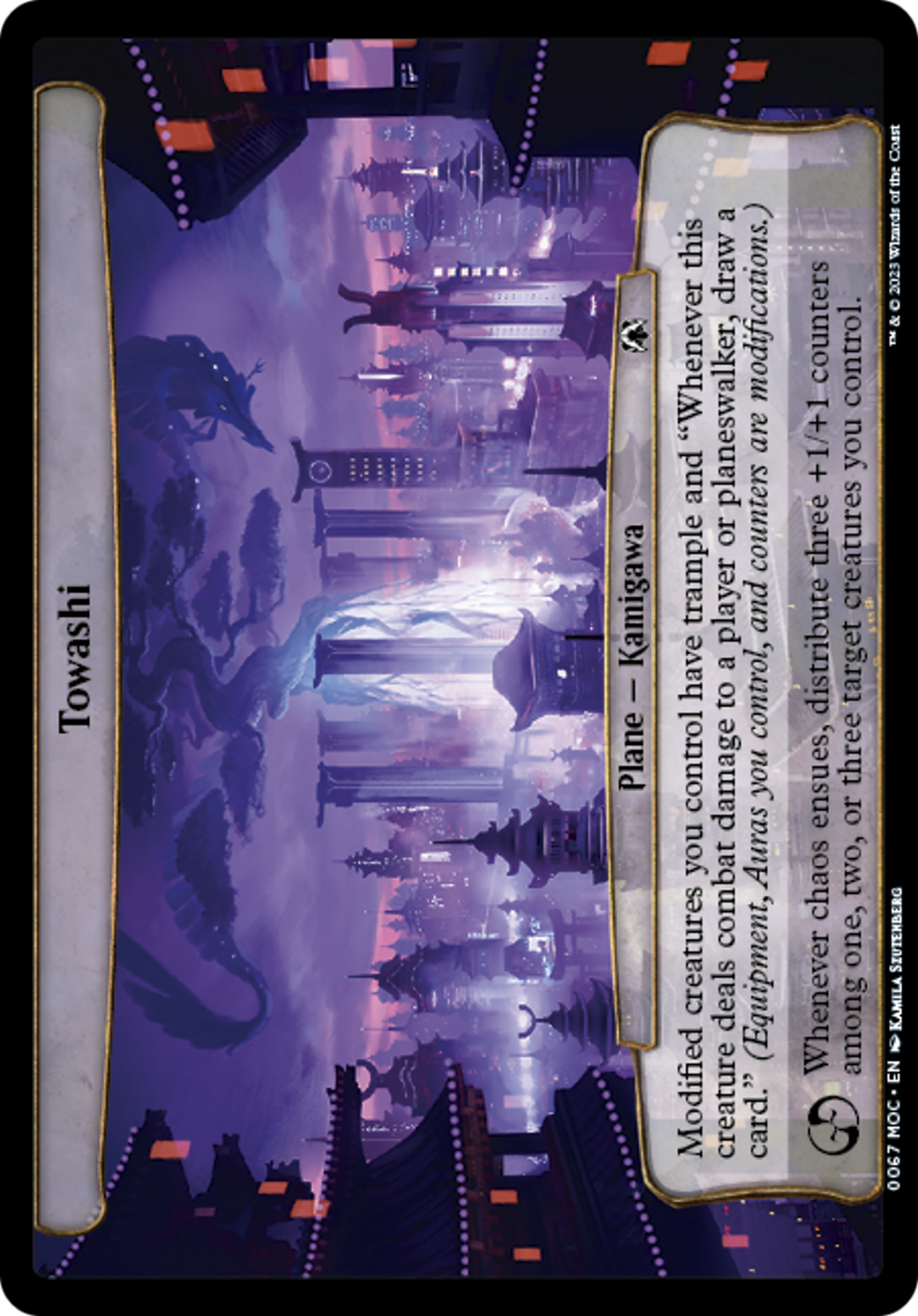 Towashi (MOC-067) - March of the Machine Commander - Premium MTG Single from Wizards of the Coast - Just $0.16! Shop now at Game Crave Tournament Store