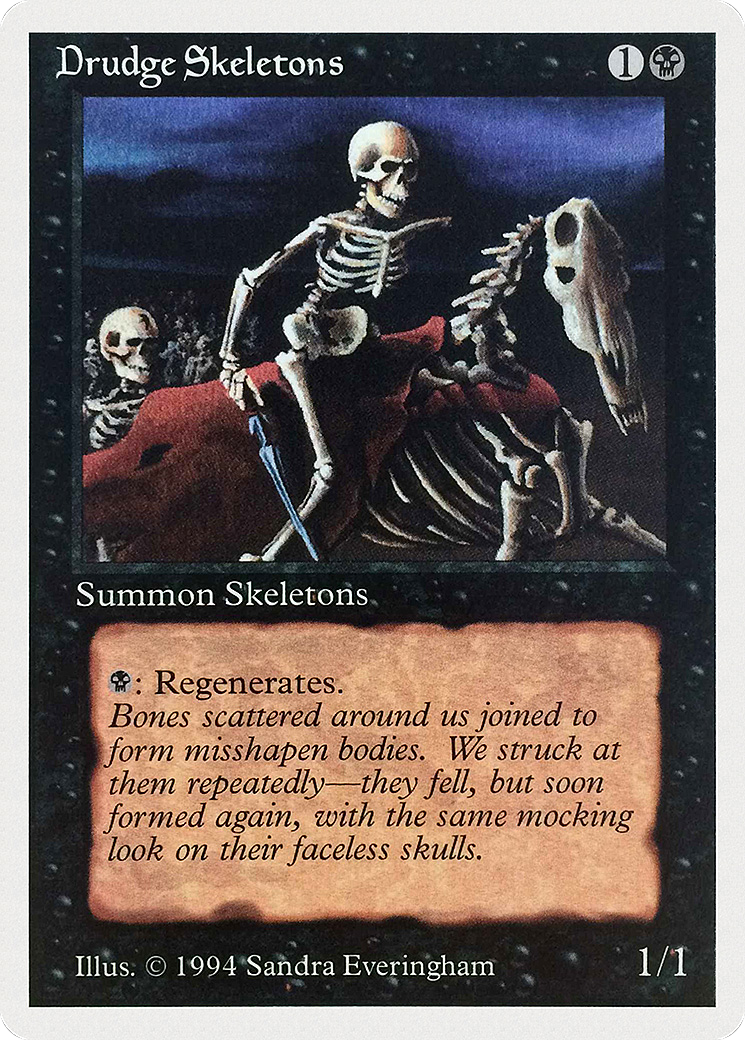 Drudge Skeletons (SUM-107) - Summer Magic / Edgar - Premium MTG Single from Wizards of the Coast - Just $0! Shop now at Game Crave Tournament Store