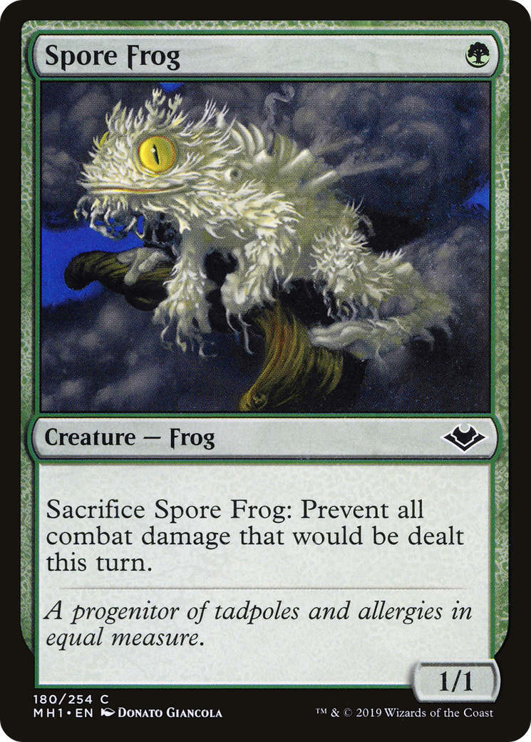 Spore Frog (MH1-180) - Modern Horizons Foil - Premium MTG Single from Wizards of the Coast - Just $3.66! Shop now at Game Crave Tournament Store