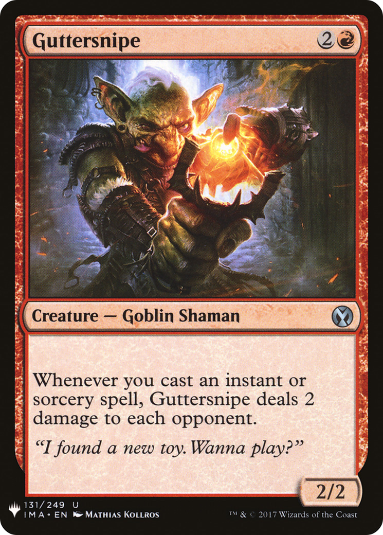 Guttersnipe (MB1-970) - Mystery Booster - Premium MTG Single from Wizards of the Coast - Just $0.08! Shop now at Game Crave Tournament Store