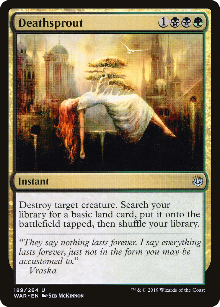 Deathsprout (WAR-189) - War of the Spark Foil - Premium MTG Single from Wizards of the Coast - Just $0.65! Shop now at Game Crave Tournament Store