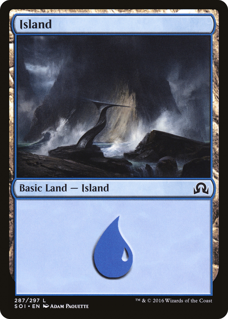 Island (SOI-287) - Shadows over Innistrad - Premium MTG Single from Wizards of the Coast - Just $0.08! Shop now at Game Crave Tournament Store