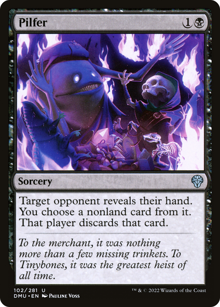 Pilfer (DMU-102) - Dominaria United Foil - Premium MTG Single from Wizards of the Coast - Just $0.08! Shop now at Game Crave Tournament Store