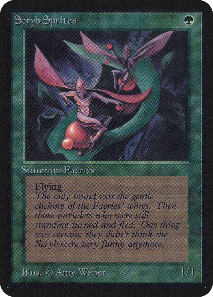 Scryb Sprites (LEA-215) - Limited Edition Alpha - Premium MTG Single from Wizards of the Coast - Just $10! Shop now at Game Crave Tournament Store