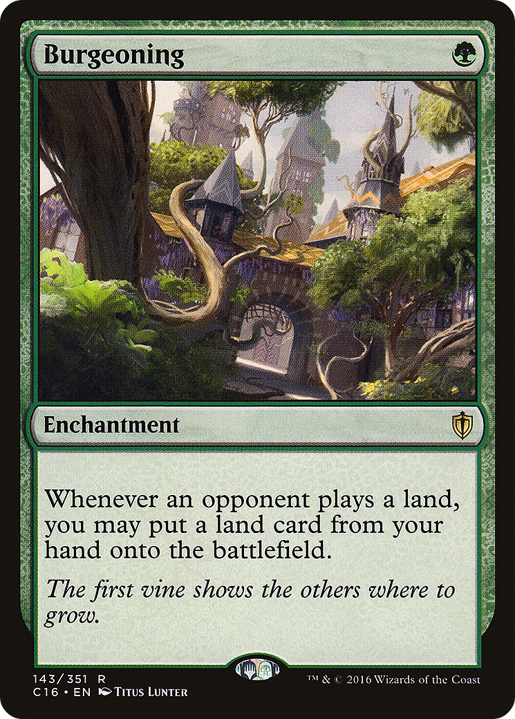Burgeoning (C16-143) - Commander 2016 - Premium MTG Single from Wizards of the Coast - Just $8.69! Shop now at Game Crave Tournament Store