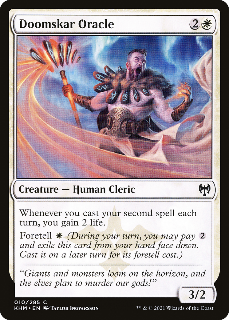 Doomskar Oracle (KHM-010) - Kaldheim - Premium MTG Single from Wizards of the Coast - Just $0.08! Shop now at Game Crave Tournament Store