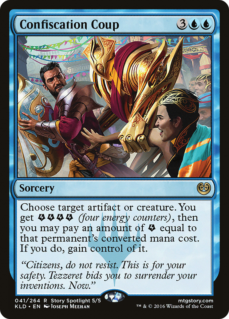 Confiscation Coup (KLD-041) - Kaladesh - Premium MTG Single from Wizards of the Coast - Just $0.08! Shop now at Game Crave Tournament Store