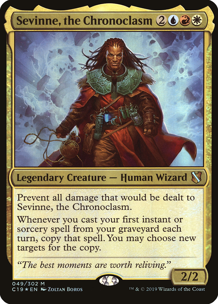 Sevinne, the Chronoclasm (OC19-049) - Commander 2019 Oversized Foil - Premium MTG Single from Wizards of the Coast - Just $0.08! Shop now at Game Crave Tournament Store