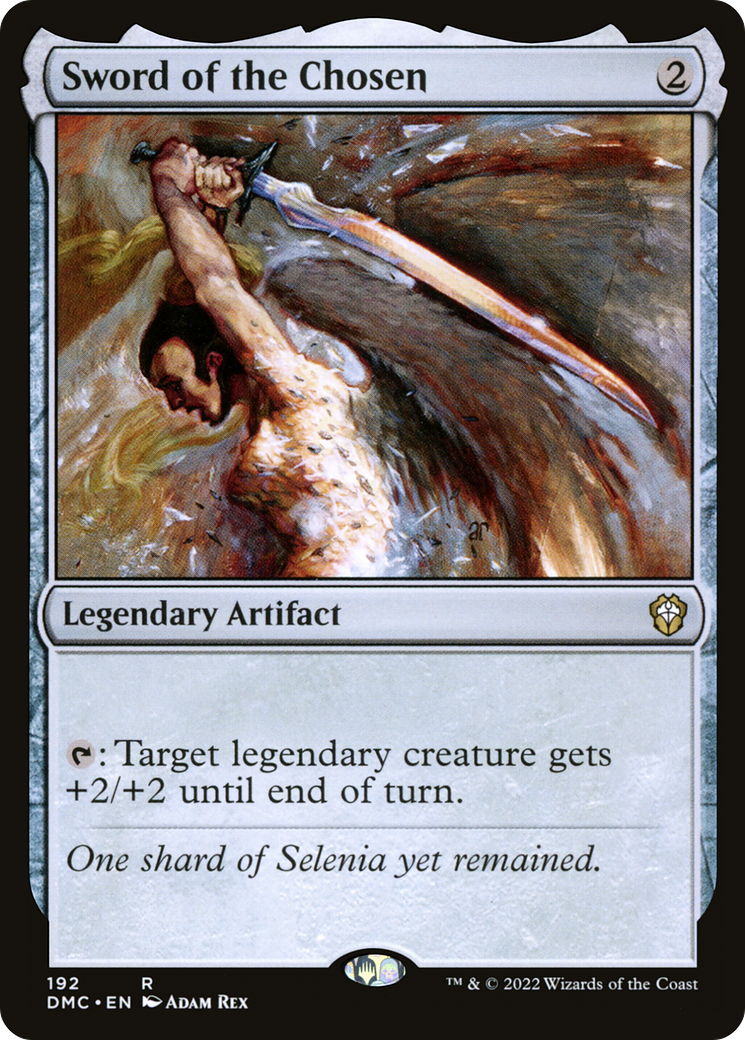 Sword of the Chosen (DMC-192) - Dominaria United Commander - Premium MTG Single from Wizards of the Coast - Just $0.08! Shop now at Game Crave Tournament Store
