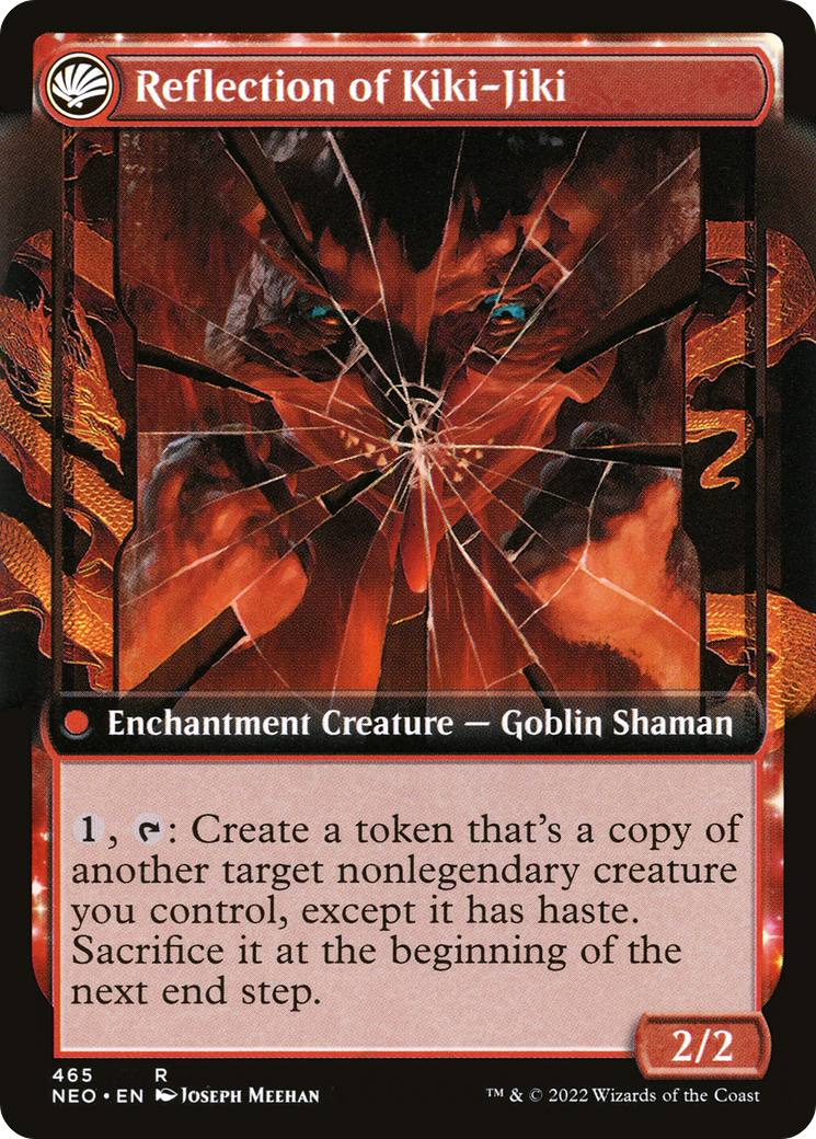 Fable of the Mirror-Breaker // Reflection of Kiki-Jiki (NEO-465) - Kamigawa: Neon Dynasty: (Extended Art, fandfc) Foil - Premium MTG Single from Wizards of the Coast - Just $2.33! Shop now at Game Crave Tournament Store