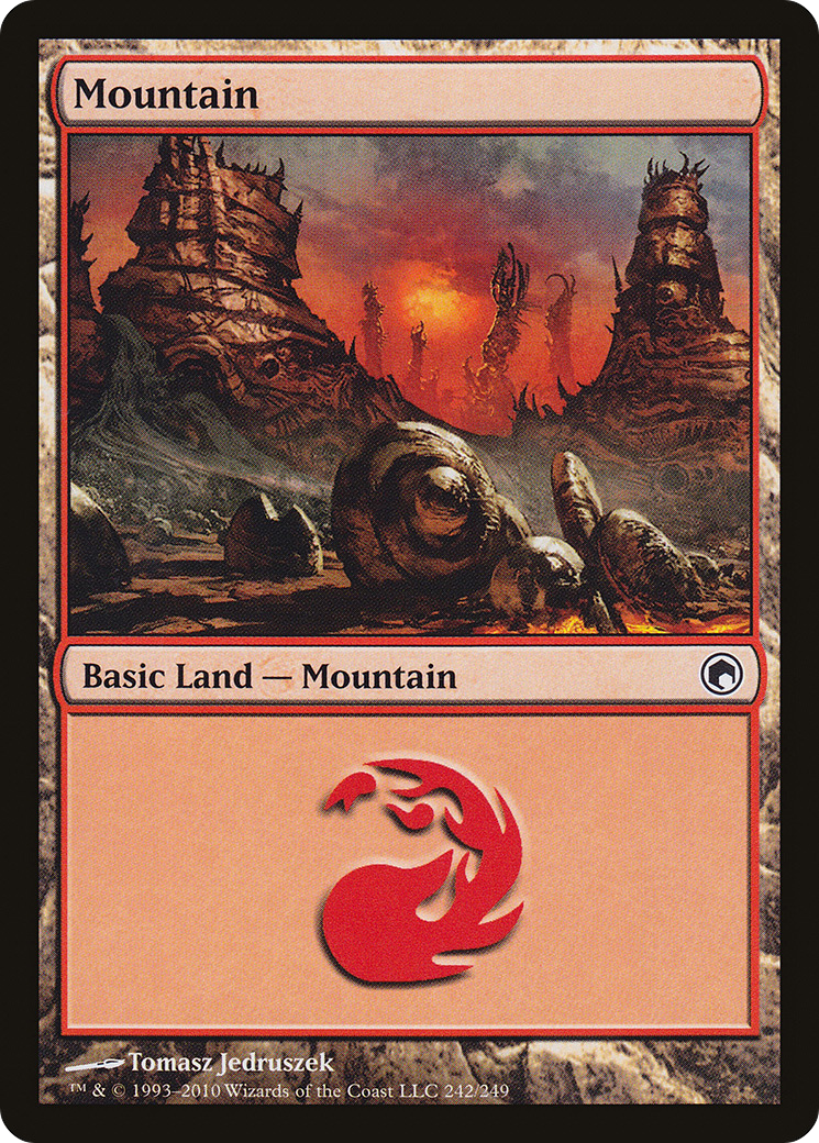 Mountain (SOM-242) - Scars of Mirrodin - Premium MTG Single from Wizards of the Coast - Just $0.08! Shop now at Game Crave Tournament Store